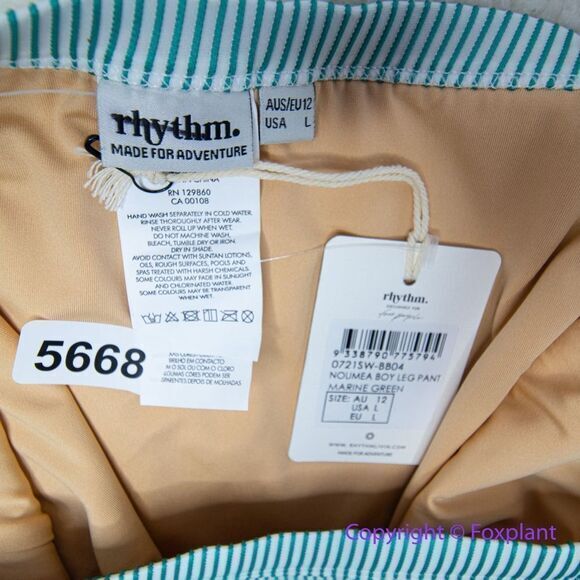 NEW Rhythm x Free People Noumea boy leg bikini bottom, size L - Picture 8 of 11